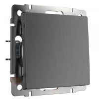 Выключатель 1 кл., Графит рифленый, Werkel W1110004
