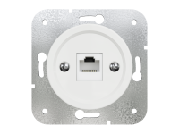 Розетка компьютерная RJ45 (внутренний монт.), Белый, Лахта ТМ МезонинЪ GE35341-01