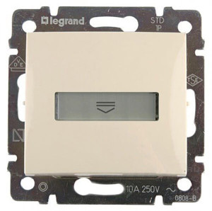 Выключатель для гостиниц, слоновая кость, Valena Classic Legrand 774134