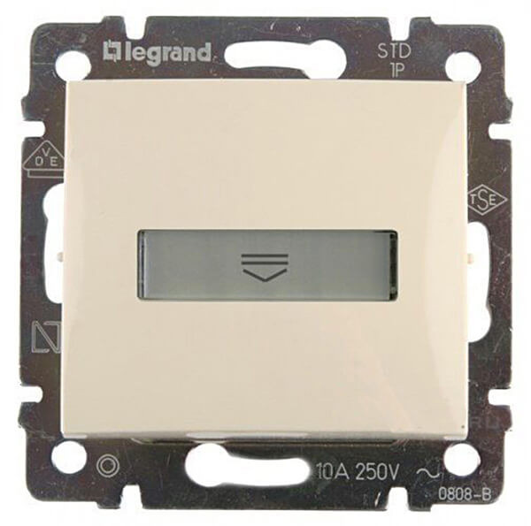 Выключатель для гостиниц, слоновая кость, Valena Classic Legrand 774134 Выключатель для гостиниц, слоновая кость, Valena Classic Legrand 774134