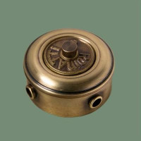 Распаечная коробка из латуни D80, светлая латунь, Romatti RD31-80L-12