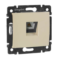Розетка телефонная RJ11, слоновая кость, Valena Classic Legrand 774338