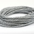 Ретро кабель витой UTP 5e Серебристый шелк, Interior Wire ПРВК-СРШ (1 метр) Ретро кабель витой UTP 5e Серебристый шелк, Interior Wire ПРВК-СРШ (1 метр)