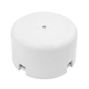 Распаечная коробка керамика D90х35, Белый, Bironi B1-523-01