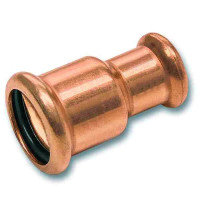 Муфта переходная для труб D18-16мм., Бронза, Retrika RMF-18/16L