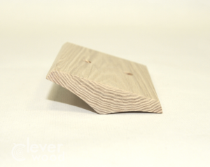 Накладка 1 местная межблокхаусная деревянная 145x105, Clever Wood