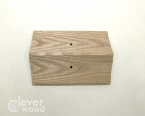 Накладка 1 местная межблокхаусная деревянная 145x105, Clever Wood