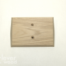 Накладка 1 местная межблокхаусная деревянная 145x105, Clever Wood