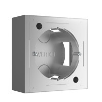 Коробка накладного монтажа 1 местная, Серебряный, Werkel W8000006