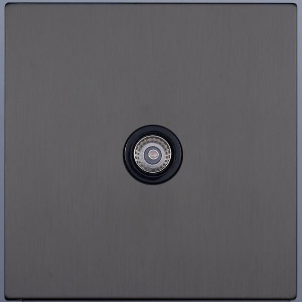 Розетка телевизионная TV(внутренний монт.), Сатин, Asturias Salvador SJAN44CC14