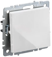 Выключатель 1 кл. проходной, Белый, Brite IEK BR-V12-0-10-K01