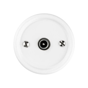 Розетка керамика телев. TV, Белый, Болонь TDM ELECTRIC SQ1820-0053