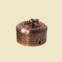 Выключатель медный 1 кл. проходной (2 положения), светлая медь, ДИП-200 Romatti D130-6-16