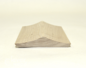 Накладка 2 местная межблокхаусная деревянная 173x105, Clever Wood
