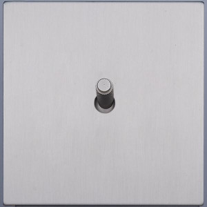 Выключатель тумблерный 1 кл. (внутренний монт.), Никель, Castilla Salvador SJAN55BC1