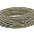 Ретро кабель витой 3x4 Титановый шелк, Interior Wire ПРВ3400-ТНШ (1 метр)