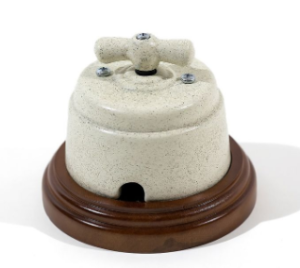 Выключатель керамический 2 кл. (4 положения), Песчаник, Арбат Interior Electric ВПК2-08