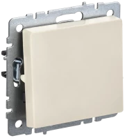 Выключатель 1 кл. проходной, Бежевый, Brite IEK BR-V12-0-10-K10