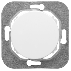 Выключатель кнопочный 1 кл., Белый, серия Прованс, Bylectrica С110-3301