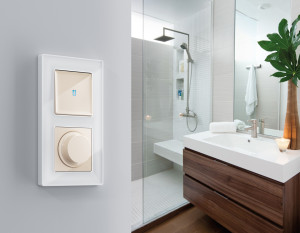 Рамка 2 местная стекло органическое, Белый, ALFA Arctic Ambrella Volt AF580102