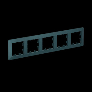 Рамка 5 местная, пластик, Изумруд, AtlasDesign Air SE ATN220805