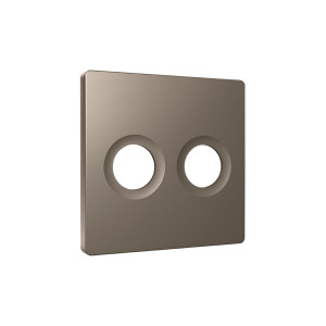 Лицевая панель розетки телевизионной 2-ой TV, Темная бронза матовый, ALFA Quant Ambrella Volt AP6433 Лицевая панель розетки телевизионной 2-ой TV, Темная бронза матовый, ALFA Quant Ambrella Volt AP6433