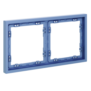 Рамка 2 местная, пластик, Деним, Voltum S70 VLS100215