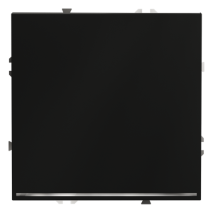 Выключатель 1кл., с подсв., Черный матовый, Voltum S70 VLS010208