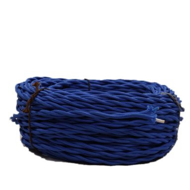Ретро кабель витой 2x1,5 синий, Villaris 1021507