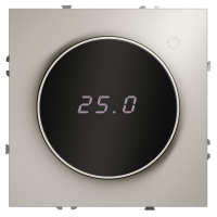 Терморегулятор электронный с индикацией и датчиком, для теплого пола, Кашемир, VOLTUM S70 VLS070103