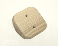 Накладка 1 местная межблокхаусная деревянная 88x88, Clever Wood