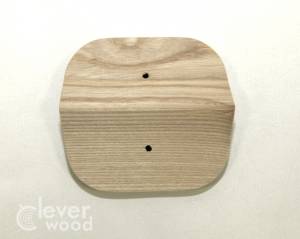 Накладка 1 местная межблокхаусная деревянная 88x88, Clever Wood