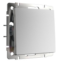 Выключатель 1 кл., Серебряный матовый, Werkel W1110065