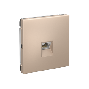 Розетка компьютерная RJ45 Cat. 5e, Песочный, ArtGallery SE GAL001283
