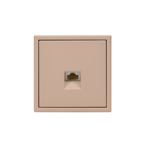Розетка компьютерная RJ45 Cat. 5e, Песочный, ArtGallery SE GAL001283