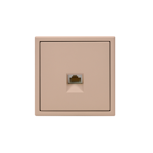 Розетка компьютерная RJ45 Cat. 5e, Песочный, ArtGallery SE GAL001283