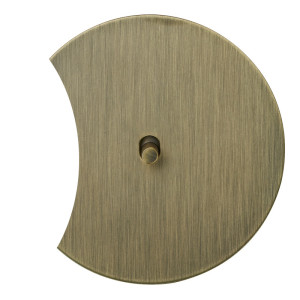 Выключатель тумблерный 1 кл. (внутренний монт.) цилиндр дополнит., Бронза, Аrt Salvador EU030203B01