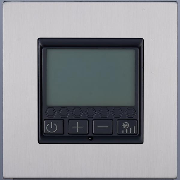 Терморегулятор теплого пола электронный, Никель, Merida Salvador SBAN55B5A16