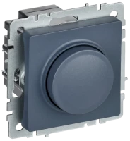 Диммер поворотно-нажимной 600Вт, Маренго, Brite IEK BR-D20-0600-K35