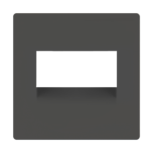 Накладка на механизм розетки комп. RJ45 двойной, Серо-коричневый, Werkel WL07-RJ45+RJ45-CP