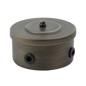 Распаечная коробка D85 из металла, состаренное серебро Vintage М1-25-29