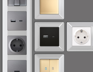 Рамка 2 местная пластик, Серебро глянец, ALFA Line Ambrella Volt AF110402