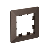 Рамка 1 местная, пластик, Мокко, AtlasDesign Air SE ATN220601