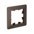Рамка 1 местная, пластик, Мокко, AtlasDesign Air SE ATN220601
