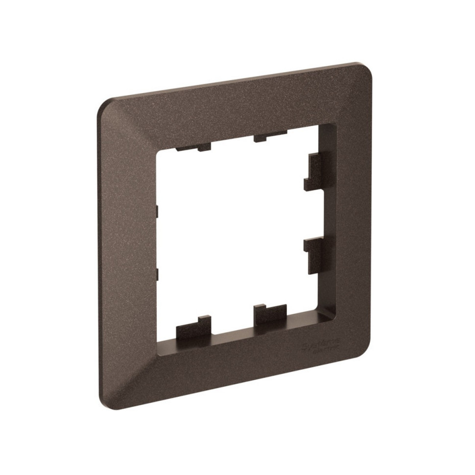 Рамка 1 местная, пластик, Мокко, AtlasDesign Air SE ATN220601