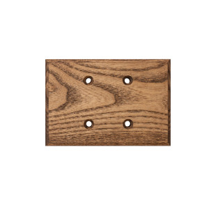 Накладка 1,5 местная деревянная на бревно D220 мм, ясень в масле, DecoWood ОММ1,5-220