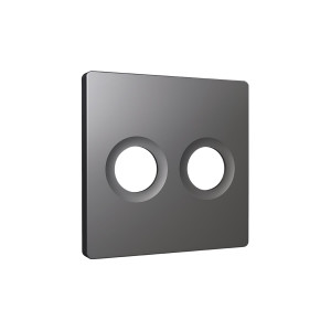 Лицевая панель розетки телевизионной 2-ой TV, Антрацит серый, ALFA Quant Ambrella Volt AP6633 Лицевая панель розетки телевизионной 2-ой TV, Антрацит серый, ALFA Quant Ambrella Volt AP6633