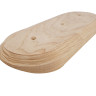 Накладка 3 местная деревянная 110x270 на бревно D240, Leanza РДФ3-240
