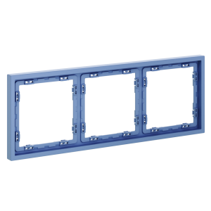 Рамка 3 местная, пластик, Деним, Voltum S70 VLS100315