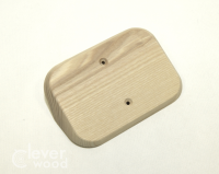 Накладка 1 местная межблокхаусная деревянная 134x88, Clever Wood